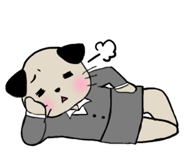 Pugko and friends sticker #2093404