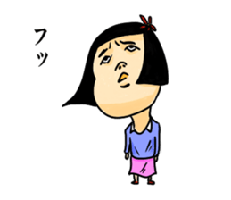girl's mind TAEKO-chan sticker #2093984