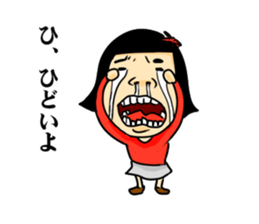 girl's mind TAEKO-chan sticker #2094009