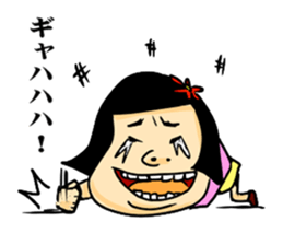 girl's mind TAEKO-chan sticker #2094016