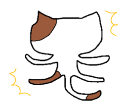 Feelings and daily life of tabby cat sticker #2094207