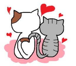 Feelings and daily life of tabby cat sticker #2094220