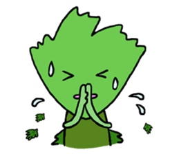 The cute coriander stikers sticker #2094428
