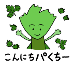 The cute coriander stikers sticker #2094457
