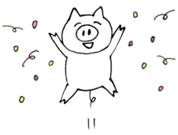 Cute Pig Tocoton sticker #2094582