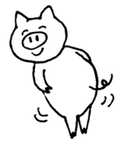Cute Pig Tocoton sticker #2094589