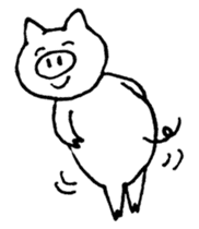 Cute Pig Tocoton sticker #2094589