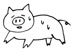 Cute Pig Tocoton sticker #2094592