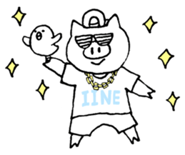 Cute Pig Tocoton sticker #2094609