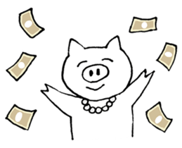 Cute Pig Tocoton sticker #2094618
