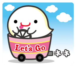 Lovely Ice cream Ghost ! sticker #2094864