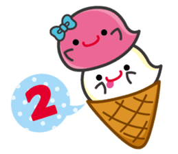 Lovely Ice cream Ghost ! sticker #2094870