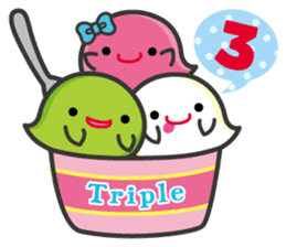 Lovely Ice cream Ghost ! sticker #2094871