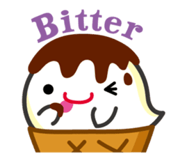 Lovely Ice cream Ghost ! sticker #2094873