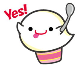 Lovely Ice cream Ghost ! sticker #2094878