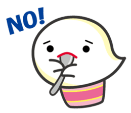 Lovely Ice cream Ghost ! sticker #2094879
