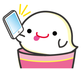 Lovely Ice cream Ghost ! sticker #2094880