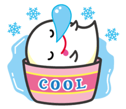 Lovely Ice cream Ghost ! sticker #2094897