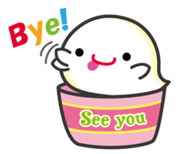 Lovely Ice cream Ghost ! sticker #2094900