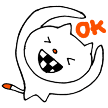 Ohaguro Cat sticker #2094946