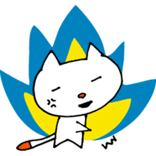 Ohaguro Cat sticker #2094960
