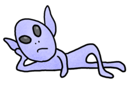 YURU Extraterrestrial sticker #2096014