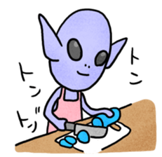 YURU Extraterrestrial sticker #2096016