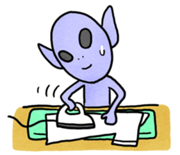 YURU Extraterrestrial sticker #2096017