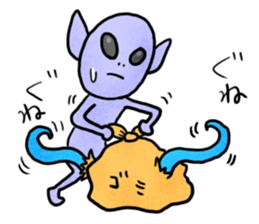 YURU Extraterrestrial sticker #2096020