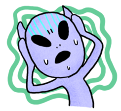 YURU Extraterrestrial sticker #2096043