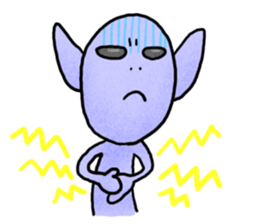 YURU Extraterrestrial sticker #2096046