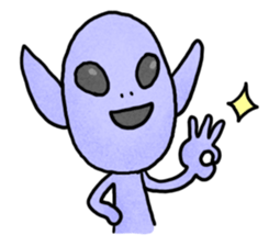 YURU Extraterrestrial sticker #2096050