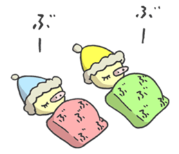 Kawaii Pigs sticker #2096073