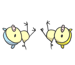 Kawaii Pigs sticker #2096079