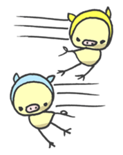 Kawaii Pigs sticker #2096085