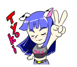 The Dog girls collection sticker #2096871