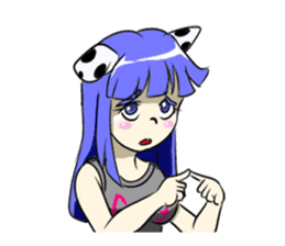 The Dog girls collection sticker #2096875