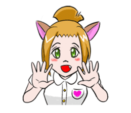 The Dog girls collection sticker #2096881