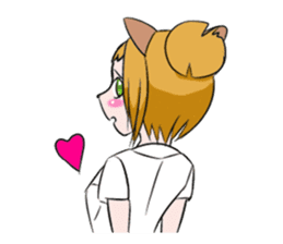 The Dog girls collection sticker #2096885