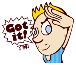 Bilingual Talk Stickers English&Japanese sticker #2096942