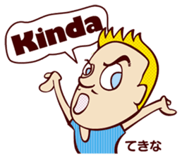 Bilingual Talk Stickers English&Japanese sticker #2096954