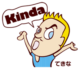 Bilingual Talk Stickers English&Japanese sticker #2096954