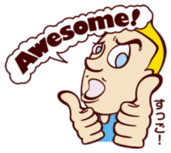 Bilingual Talk Stickers English&Japanese sticker #2096956