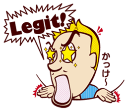 Bilingual Talk Stickers English&Japanese sticker #2096961