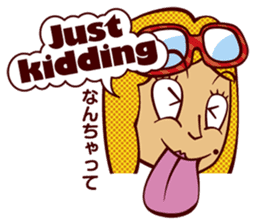 Bilingual Talk Stickers English&Japanese sticker #2096963