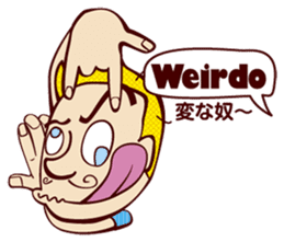 Bilingual Talk Stickers English&Japanese sticker #2096965