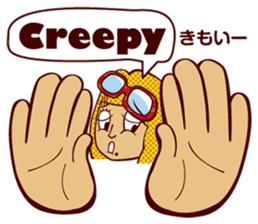 Bilingual Talk Stickers English&Japanese sticker #2096972