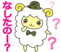Moko-chan of sheep 3 sticker #2097455