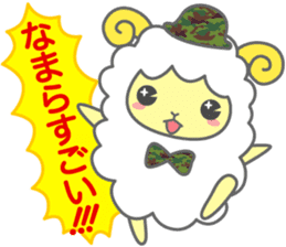 Moko-chan of sheep 3 sticker #2097456