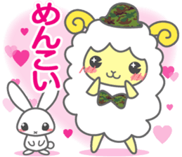 Moko-chan of sheep 3 sticker #2097457